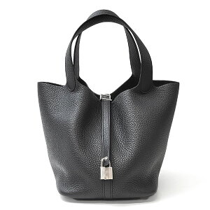 �G�����X �s�R�^�� ���b�N MM 22cm HERMES �g�������N���}���X �u���b�N �V���o�[���� 060991 K����