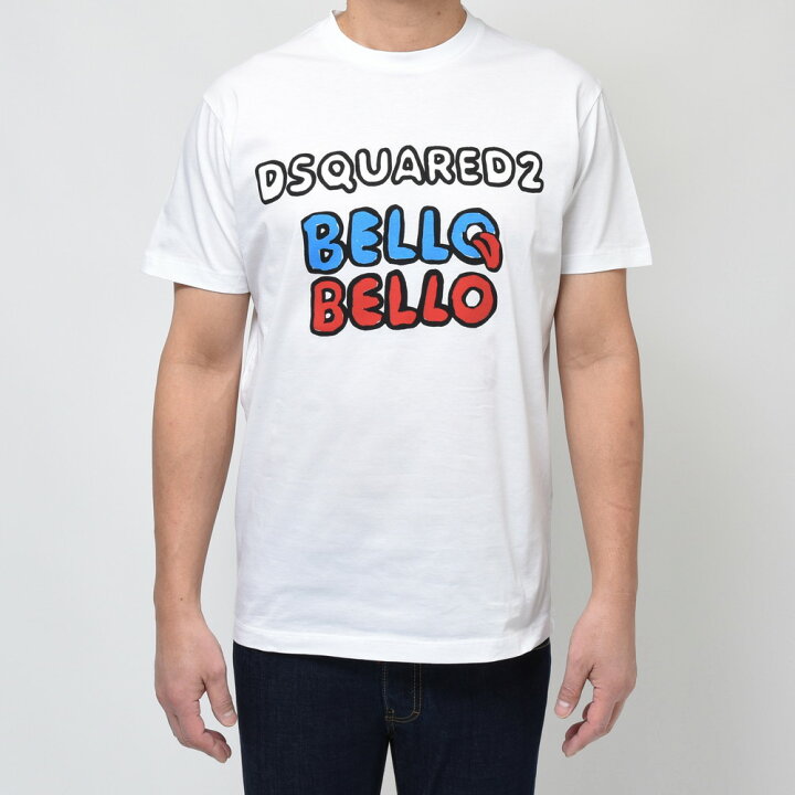 楽天市場】DSQUARED2 / ディースクエアードコットンロゴプリントS/S 