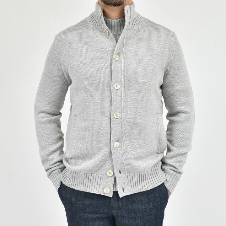 楽天市場】ZANONE / ザノーネ5ゲージウールスタンドカラーニット  