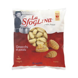 小麦粉 パスタ ニョッキ 【 ラ・スフォリーナ / LA SFOGLINA 冷凍ニョッキ・ディ・パターテ / 1kg 】 冷凍 生パスタ ポテトフレーク じゃがいも スパゲッティー スパゲッティーニ 冷凍生パスタ