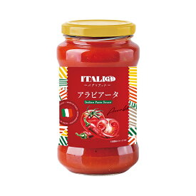 イタリアット（旧 モンテベッロ ）パスタソース ・ アラビアータ 400g 約3〜4人前 トマトソース 瓶詰 ソース スパゲッティ スパゲティ パスタ ぱすた ITALI@ montebello トマト にんにく パセリ パプリカ 香辛料 辛 イタリア 食材 食品 料理 グルメ