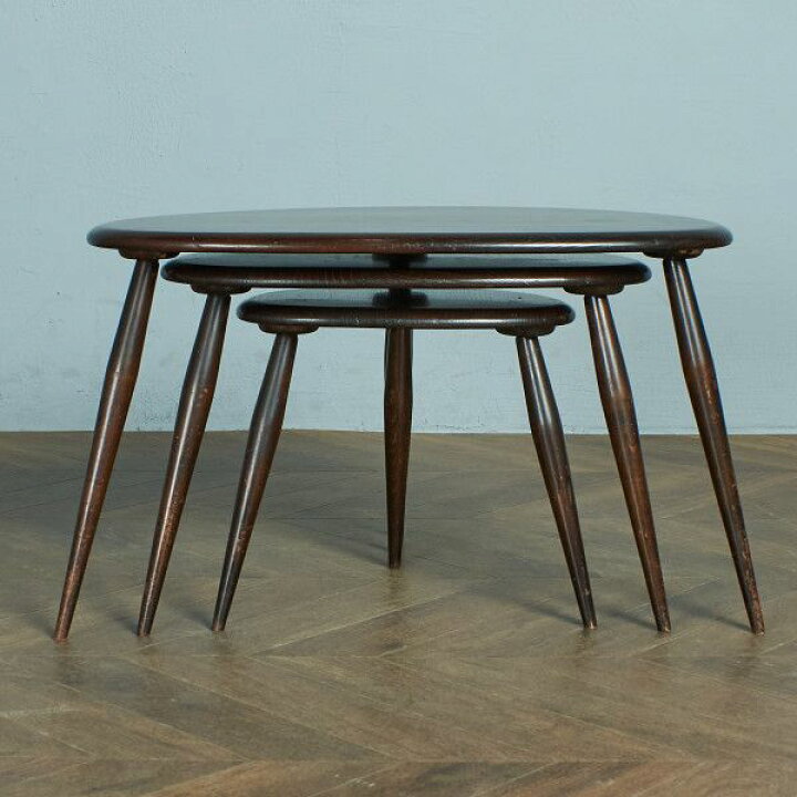 楽天市場】アーコール ERCOL ヴィンテージ ネストテーブル / ブルー 