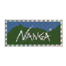 NANGA ホログラフィック ロゴ ステッカーブルー×グリーン ナンガ