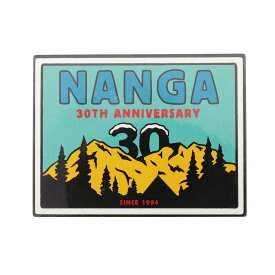 NANGA 30th アニバーサリー ステッカー スクエア GRN×YEL ナンガ