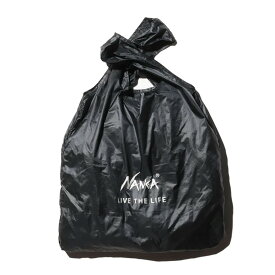 NANGA ポケッタブル エコバッグ BLK ナンガ