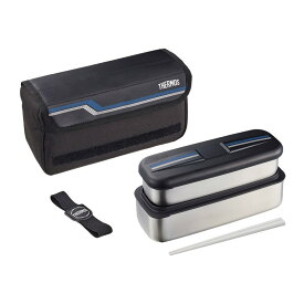 サーモス フレッシュランチボックス ラインブラック DSD-1104W THERMOS ※