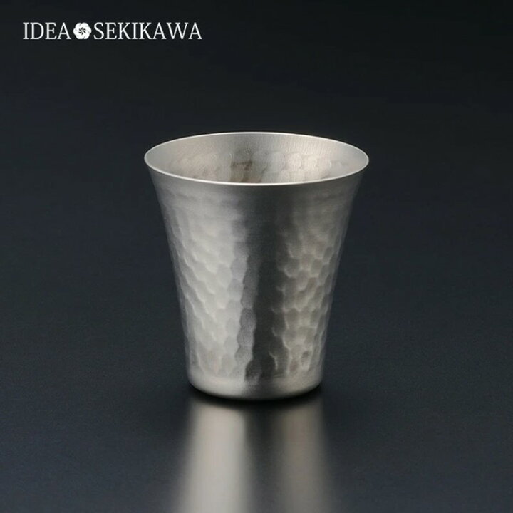 アイデアセキカワ 槌 チタンぐい呑み 無地 IDEA SEKIKAWA キャンプリンク店