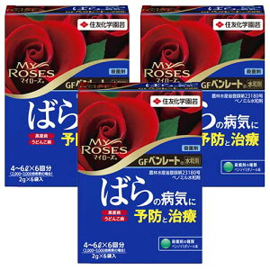 殺菌剤 GFベンレート水和剤 (2g×6)×3本 KINCHO園芸