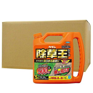除草剤 雑草 カダン 除草王シリーズ ザッソージエース 5L×3本 スギナ ササ 農薬 枯らす 庭木 根 効果 グリホサート 公園 駐車場 フマキラー