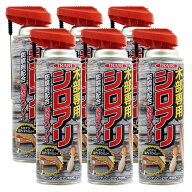 シロアリ駆除 ムシクリン シロアリ木部用エアゾール 480ml×6本 木部専用 防腐剤配合