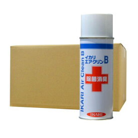 イカリ消毒 エアクリンB 420ml×24本 除菌除臭エアゾール
