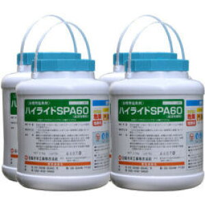スパ 銭湯 温泉浴場 浴槽用 塩素剤 ハイライトSPA60 速溶性顆粒 10kg (2.5kg×4)お得なケース購入 浴場用 浴用水 清澄剤 浴槽水 水質管理 日産化学 ハイライト スパシリーズ 【送料無料】