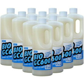 仮設トイレ専用消臭液 バイオジーシー600 1000ml BIO GC600×10本 仮設トイレ 悪臭対策 消臭剤 洗浄 防汚