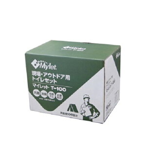 災害用トイレ 補充用マイレットT-100【補充用マイレット100回分】 災害トイレセット 防災 備蓄 携帯