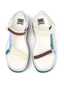 [�J���y�[��] TWINS / �T���_�� CAMPER �J���y�[�� �V���[�Y�E�C �T���_�� �O���[���y���������z[Rakuten Fashion]