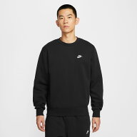 【特別価格】ナイキ(NIKE) クラブ BB クルー L/S トップ ブラック/ホワイト(010) FN3887