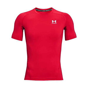 A_[A[}[(UNDER ARMOUR) RvbVEFA HG Armour Comp SS Red/White