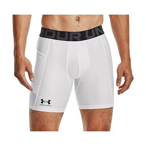 A_[A[}[(UNDER ARMOUR) RvbVEFA HG Armour Shorts WHITE/BLACK