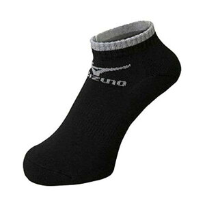 ミズノ(MIZUNO) 1Pソックス アンクル 23-25cm 32JX5208 09 ホワイト×レッド