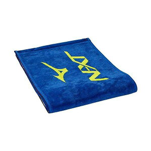 ミズノ(MIZUNO) 今治タオル N-XTマフラータオル(箱入り) 日本製 32JY0104 トゥルーブルー×セーフティイエロー