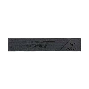 ミズノ(MIZUNO) スポーツタオル 今治タオル N-XTマフラータオル 箱入り 日本製 32JY1104 07 グレー/ブラック