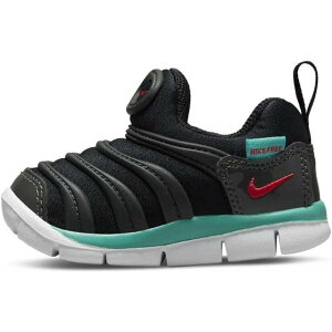 ナイキ(Nike) ベビースニーカー スリッポン ダイナモフリーTD 343938-029 ブラック/サイレンレッド 9cm
