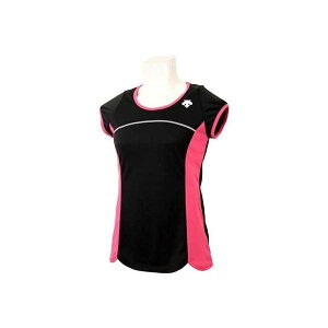 �f�T���g(DESCENTE) �h���C���b�V�� DRYMESH H/S SHIRT DAT-5449W BLPK �u���b�N/�s���N