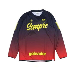 ゴレアドール(goleador) プラクティス 長袖シャツ グラデーション Semple G-2603 ダークブルー