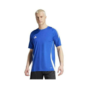アディダス(adidas) サッカー 半袖Tシャツ ティロ24 ジャージー HEJ10-IS1014 メンズ Tブルー/ホワイト