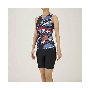 ミズノ(MIZUNO) フィットネス水着 ジム用 レディース セパレーツ(3.5分丈) N2JG985014 ネイビー