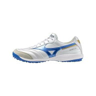 ミズノ(MIZUNO) サッカートレシュー モレリアサラ エリートTF 幅広 軽量 Q1GB241225 Sホワイト×Lブルー