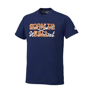 アシックス(ASICS) バスケットボール プリントTシャツ 半袖 XB6544 ネイビーブルーB