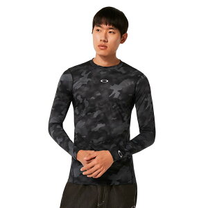�I�[�N���[(OAKLEY) �E�F�A �����Y �A���_�[ Technical Base Layer LS Crew 3.0 M BLACK PRINT(00G) FOA405087
