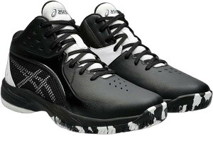 �A�V�b�N�X(ASICS) �o�X�P�b�g�{�[���V���[�Y GEL-IMPROVE 3 �W���j�A 001(Black×White) 1064A018