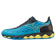ミズノ(MIZUNO) テニスシューズ ウエーブエンフォース TOUR AC オールコート 軽量 ライトブルー/イエロー…