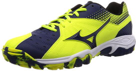 ミズノ(MIZUNO) ハンドボールシューズ ウエーブガイア3 幅広2E 軽量 イエロー/ネイビーホワイト X1GD185047