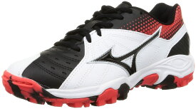 ミズノ(MIZUNO) ハンドボールシューズ ウエーブガイア3 幅広2E 軽量 ホワイト/ブラック/レッド X1GD185063