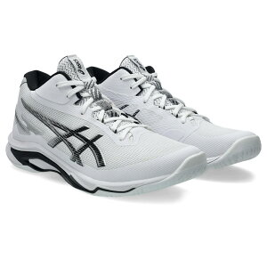 �A�V�b�N�X�iASICS�j�o���[�{�[���V���[�Y �l�b�g�o�[�i�[�o���X�e�B�b�N FF MT 4 �z���C�g/�u���b�N 1053A071-100
