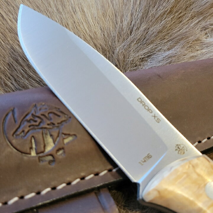 楽天市場】J&V【スペイン産】DROP XS キャンプ用 ナイフ カーリー  