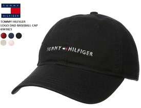 TOMMY HILFIGER トミーヒルフィガー 帽子 キャップ LOGO DAD BASEBALL CAP メンズ レディース トミーフィルフィガー トミーフィルガー ベースボール キャップ レッド ネイビー ストーン ホワイト ブラック クリスタルローズ