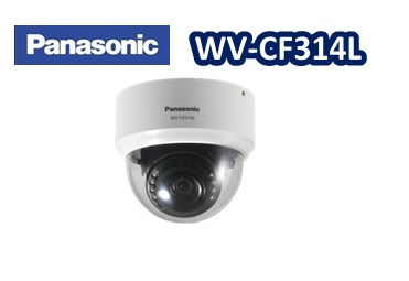 赤外LEDを搭載した屋内ドーム型カラーカメラ WV-CF314L パナソニック ドーム型カラーテレビカメラ【送料無料】【新品】