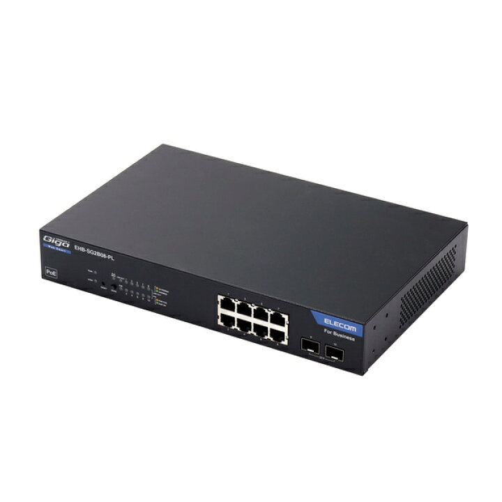 楽天市場】EHB-SG2B08-PL【新品】ELECOM ギガビット1000BASE-T (8 