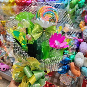 お菓子 ブーケ 花束 キャンディーブーケ 【プレシャススマイル】キャンディブーケ あす楽 誕生日 お祝い プレゼント 発表会 記念日 結婚 開店祝 出産祝 楽屋見舞い サプライズ 手持ち うず