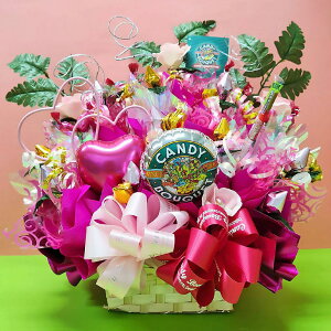 お菓子 ブーケ 花束 キャンディーブーケ 【ハートスナイパー】 キャンディブーケ あす楽 誕生日 お祝い プレゼント 発表会 記念日 結婚 開店祝 出産祝 楽屋見舞い サプライズ バルーン ばら