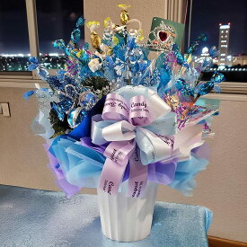 お菓子 ブーケ 花束 キャンディーブーケ 【グレースティアラ】キャンディブーケ あす楽 誕生日 お祝い プレゼント 発表会 記念日 結婚 開店祝 出産祝 楽屋見舞い サプライズ ギフト チョコレート チョコ キャンディー キャンディ 「正規販売店」
