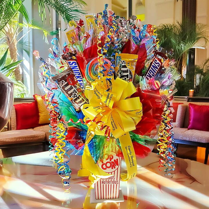 楽天市場】お菓子 ブーケ 花束 キャンディーブーケ 【ポップコーン 
