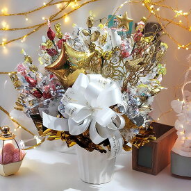 お菓子 ブーケ 花束 キャンディーブーケ【ゴールドスペシャル】キャンディブーケ あす楽 誕生日 お祝い プレゼント 発表会 記念日 結婚 開店祝 出産祝 楽屋見舞い サプライズ ギフト チョコレート チョコ キャンディー キャンディ 「正規販売店」