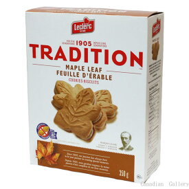 【12箱】トラディション メープルリーフクッキー　350g 24枚入り　レクラークメープルの風味(フレーバー)豊なクリームがサンドされています。