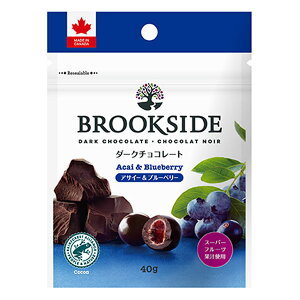 【48袋】ブルックサイド ダークチョコレート アサイー&ブルーベリー プチ 40g
