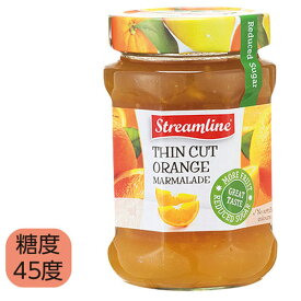 【12瓶】ストリームライン オレンジ ジャム 340gオレンジマーマレードのおいしさをそのままに、甘さを抑えました。低糖度（45％）仕上げ